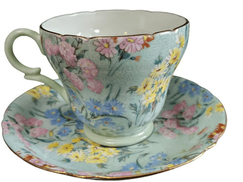 Shelley melody chintz cup and - chintz,