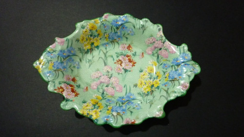 Shelley melody green chintz - green,