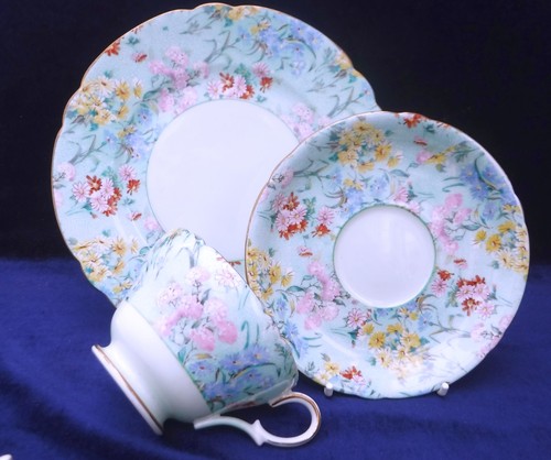Shelley melody chintz tea - shelley, trio